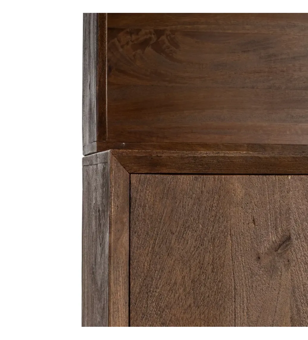 Zona-Design Regał KILIAN 195 cm drewno mango brązowa