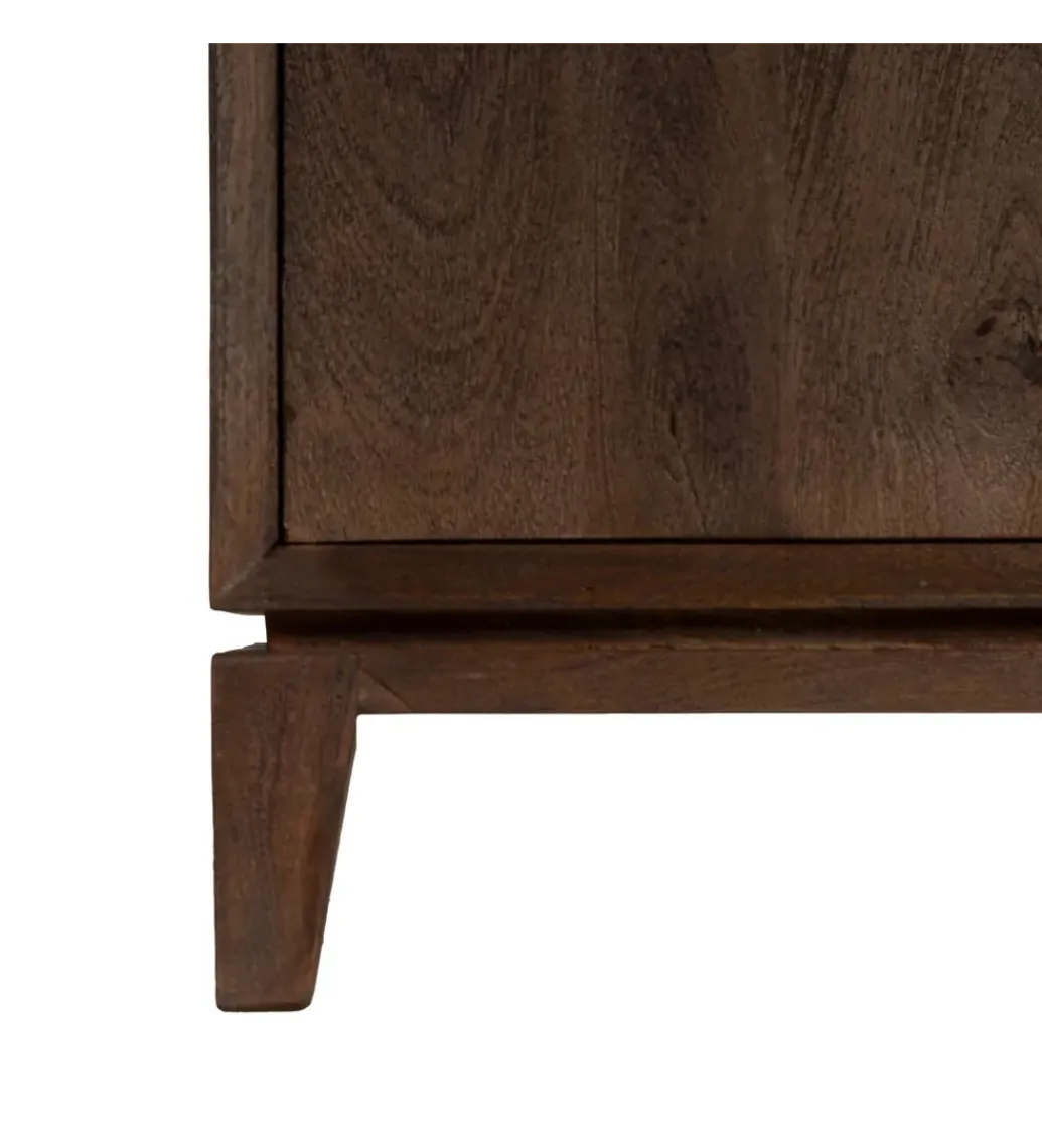 Zona-Design Regał KILIAN 195 cm drewno mango brązowa