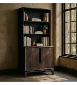Zona-Design Regał KILIAN 195 cm drewno mango brązowa