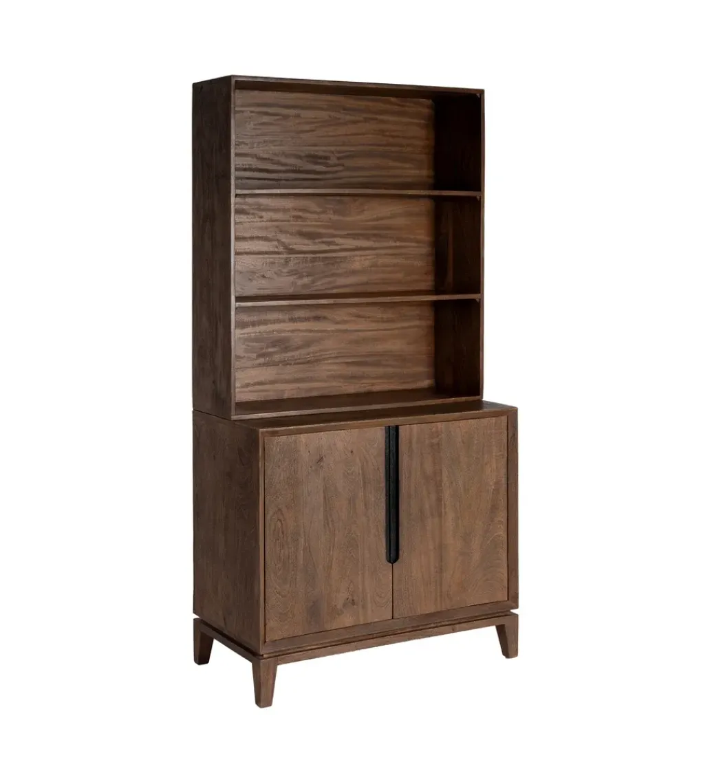 Zona-Design Regał KILIAN 195 cm drewno mango brązowa