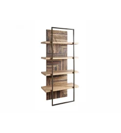 Imeri Regał LACERTA 90 cm drewno akacja