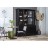 WOOOD Regał LAGOS 214 cm drewno sosny czarny