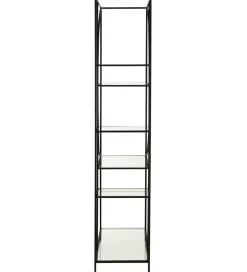 J-Line Regał metalowy Circle 180 cm czarny