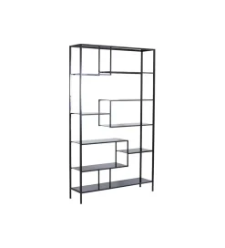 KARE Regał metalowy Loft  195 cm x 115 cm czarny