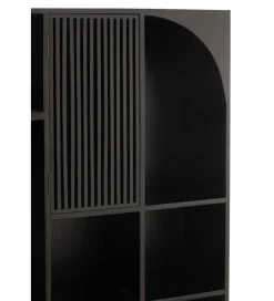 J-Line Regał MODE 168 cm drewno mango czarny