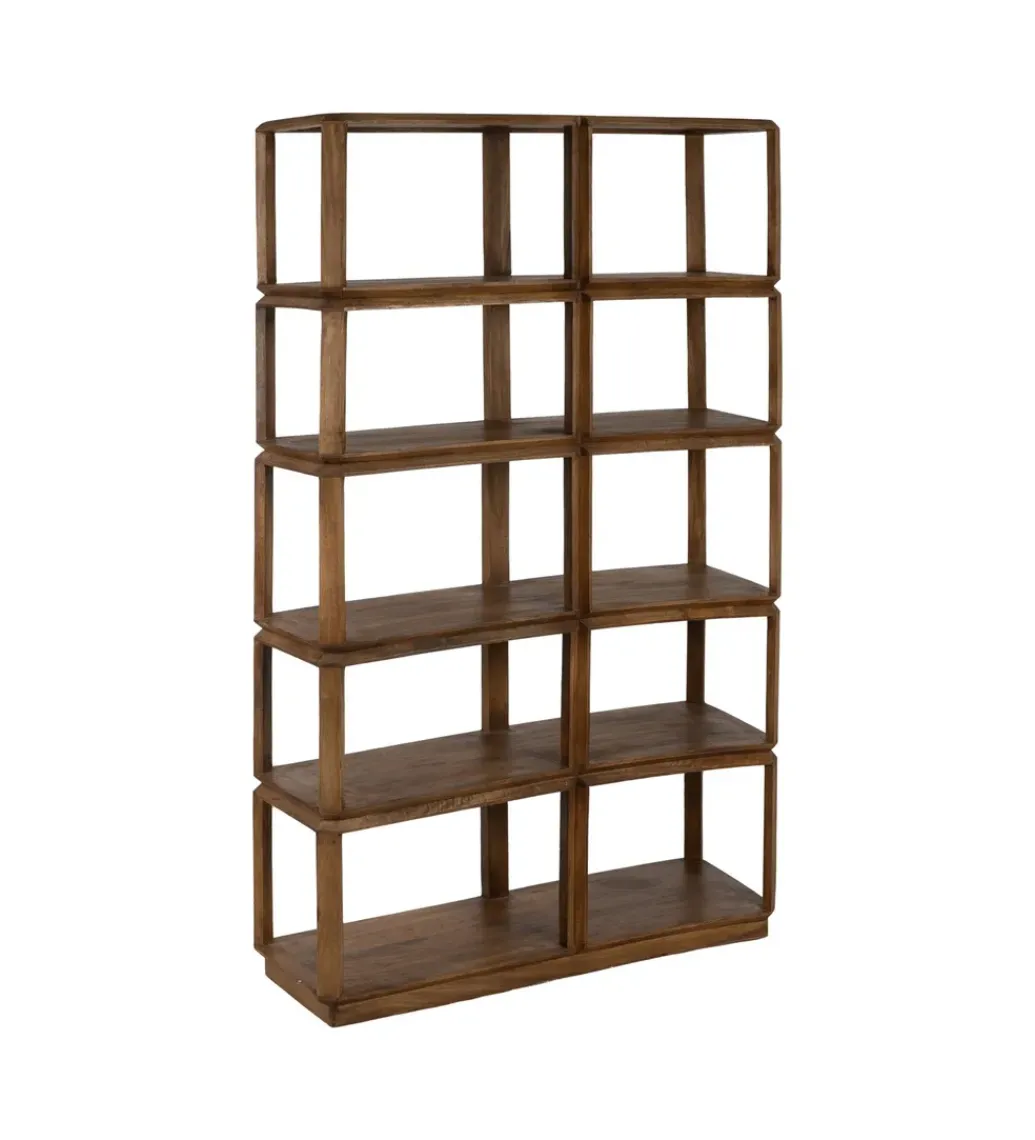 Zona-Design Regał ONOIR 155 cm drewno mango brązowy