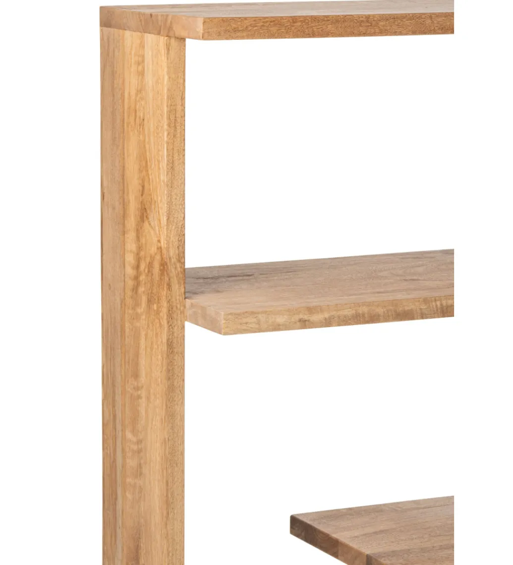 J-Line Regał PERYTA 146 cm drewno mango