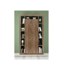 MCA Linia Włoska Regał RIMINI 134 cm w kolorze dąb Mercure