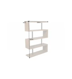 Invicta Interior Regał SANTIAGO 165 cm w optyce dębu