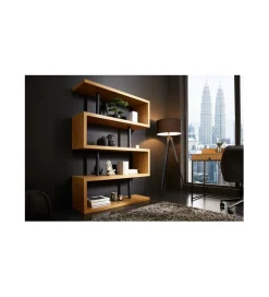 Invicta Interior Regał SANTIAGO 165 cm w optyce dębu