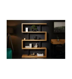 Invicta Interior Regał SANTIAGO 165 cm w optyce dębu