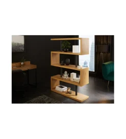 Invicta Interior Regał SANTIAGO 165 cm w optyce dębu