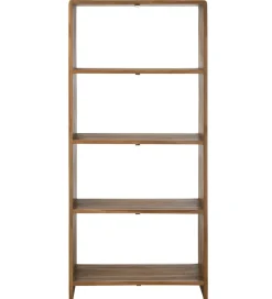 J-Line Regał SHELIS 190 cm drewno teak