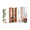 Invicta Interior Regał Smoke FINICE Makassar 180 cm drewno sheesham