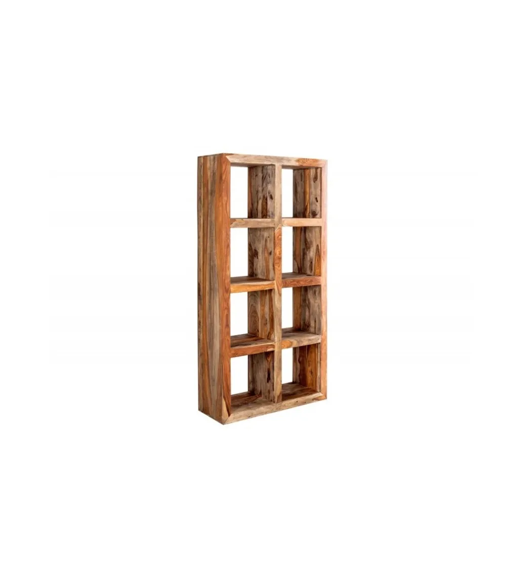 Invicta Interior Regał Smoke FINICE Makassar 180 cm drewno sheesham