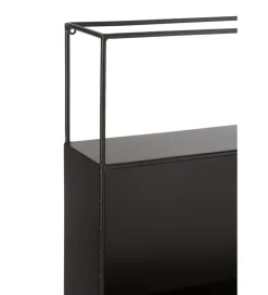 J-Line Regał wiszący Square 80 cm czarny