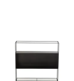 J-Line Regał wiszący Square 80 cm czarny