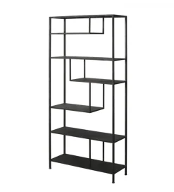 L&L Regał YLAYA 213 cm antyczny czarny