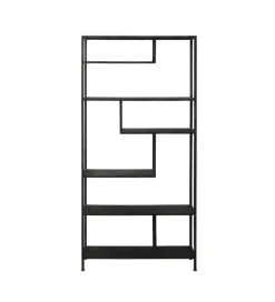 L&L Regał YLAYA 213 cm antyczny czarny