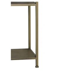 L&L Regał YVANA 200 cm antyczny złoty