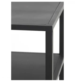 L&L Regał YVANA 200 cm czarny matt