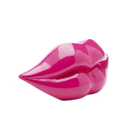 KDesign Skarbonka LIPS 13 cm różowa