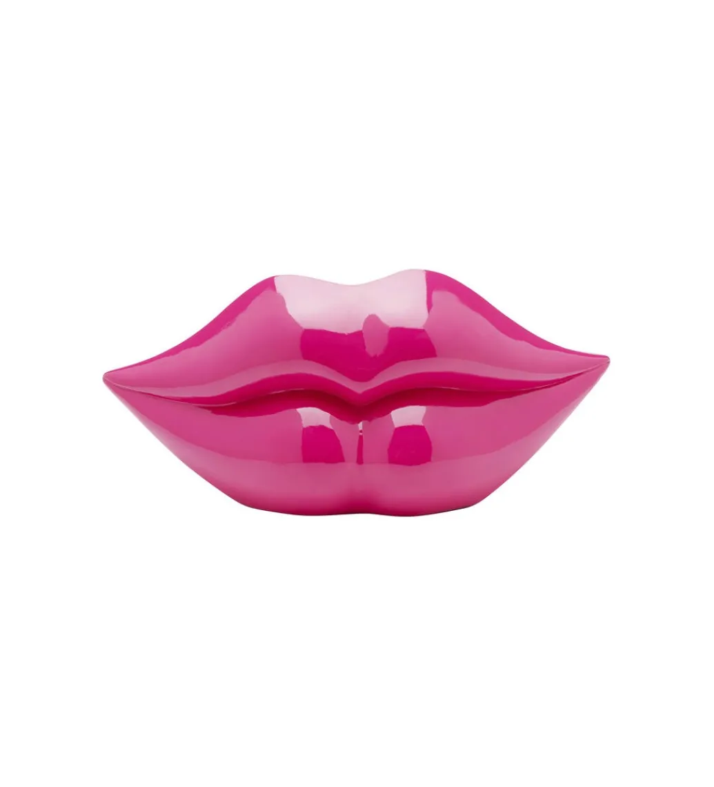 KDesign Skarbonka LIPS 13 cm różowa
