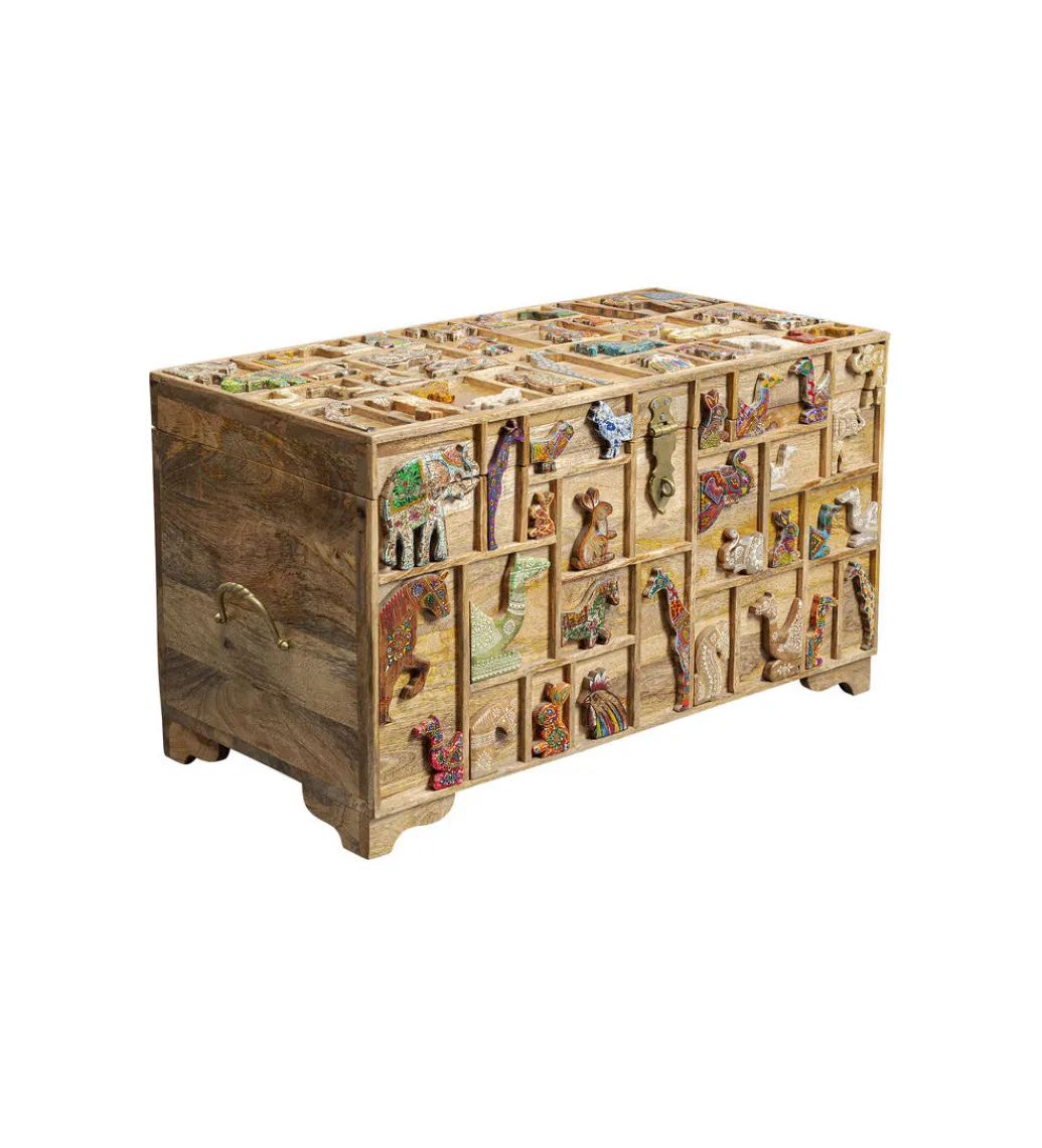Dzieci KDesign Skrzynia ZOO 81 x 47 cm