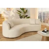 Invicta Interior Sofa ATELIER 230 cm 3-osobowa bouclé beżowa