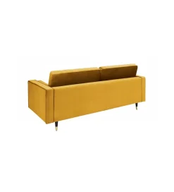 Invicta Interior Sofa CANIS 220 cm musztardowo - żółta