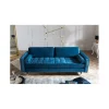Invicta Interior Sofa CANIS velvet 220 cm aqua velvet