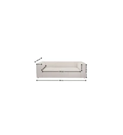 KDesign Sofa CUBETTO 220 cm beżowa