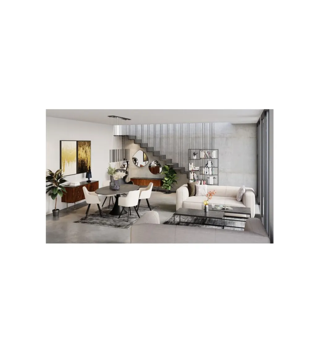 KDesign Sofa CUBETTO 220 cm beżowa
