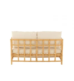 J-Line Sofa dwuosobowa ELISE 127 cm rattan