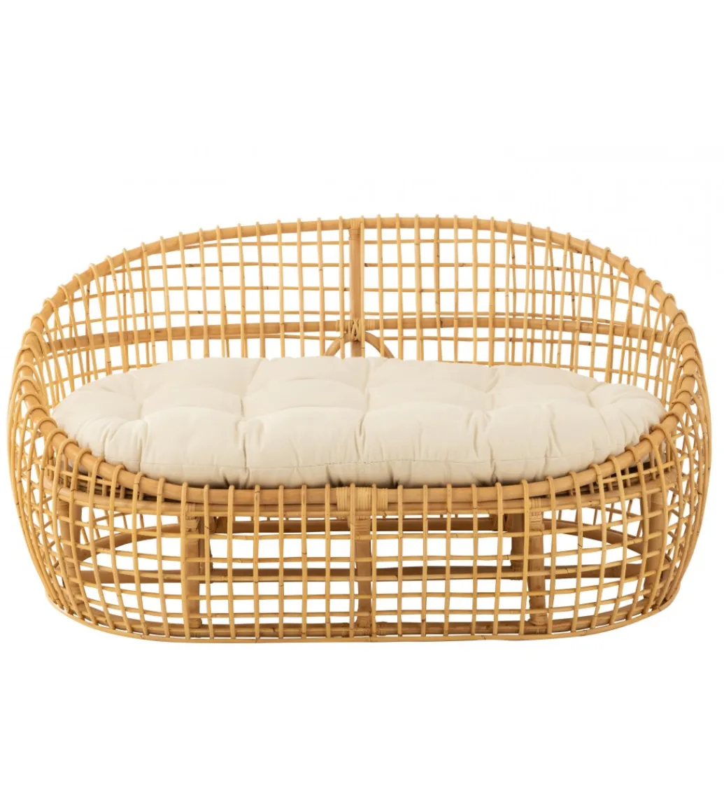 J-Line Sofa ELISE 137 cm rattan