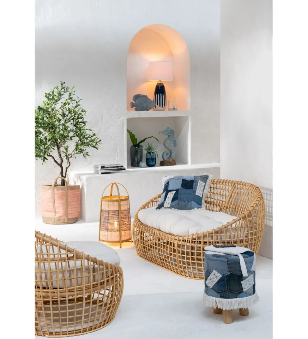J-Line Sofa ELISE 137 cm rattan