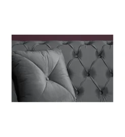 Invicta Interior Sofa Euphoria 225 cm srebrno szara