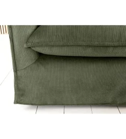 Invicta Interior Sofa HEAVEN 200 cm cord zielony