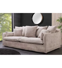 Invicta Interior Sofa HEAVENLY Heaven 202 cm Bouclé beżowa