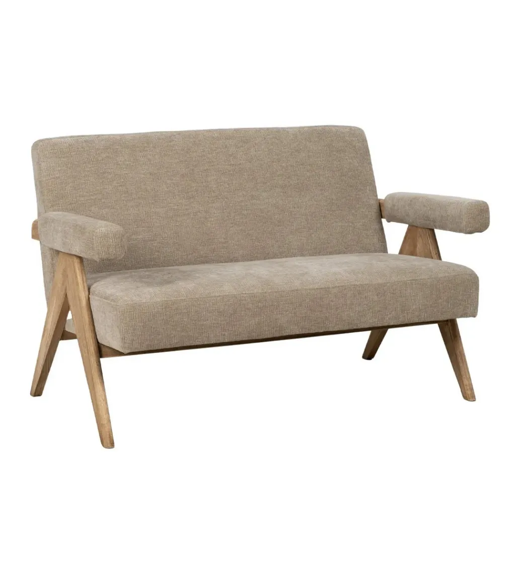 Zona-Design Sofa NAMGAN 134 cm beżowy naturalny