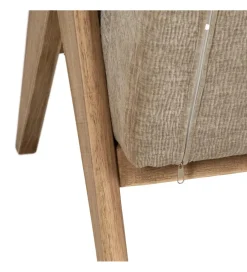 Zona-Design Sofa NAMGAN 134 cm beżowy naturalny