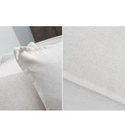Invicta Interior Sofa Narożna HEAVENLY Heaven 255 Cm naturalny len