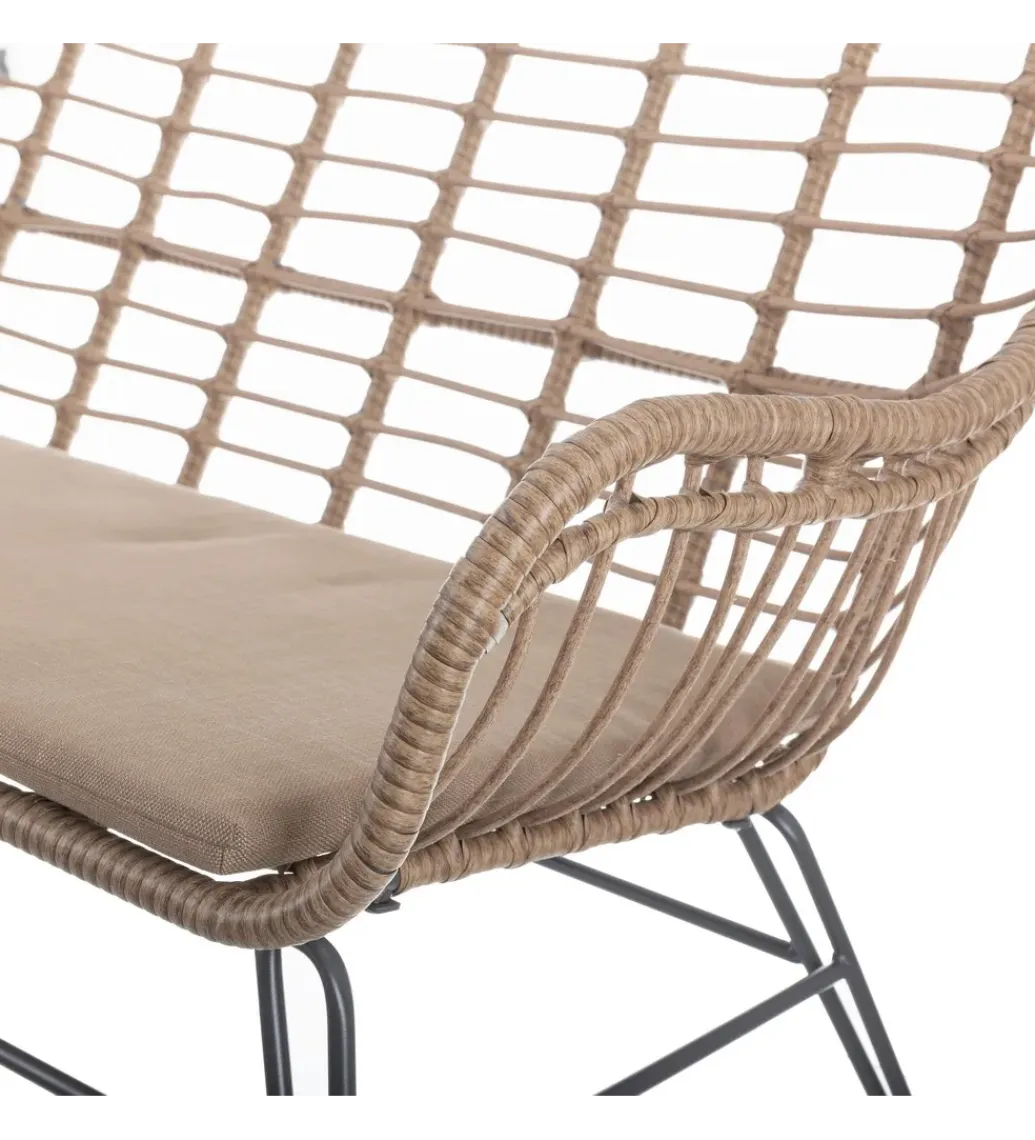 Zona-Design Sofa ogrodowa ARIKI 121 cm naturalna