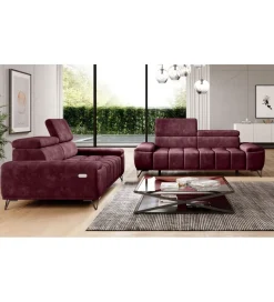 Wersal Sofa PALLADIO 194 Cm Z Elektrycznie Wysuwanym Siedziskiem
