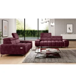 Wersal Sofa PALLADIO 194 Cm Z Elektrycznie Wysuwanym Siedziskiem