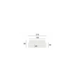 Comforteo Sofa RAVELLO 219 cm z funkcją spania