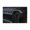 Invicta Interior Sofa RONNI Chesterfield 205 cm czarna