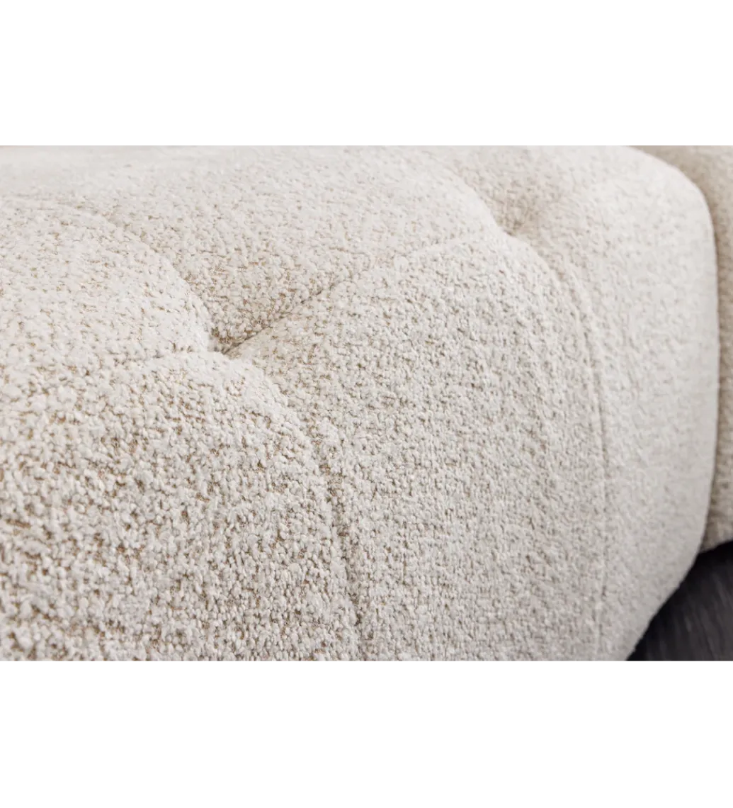 Invicta Interior Sofa ROYAL 295 cm XL bouclé szampański beż