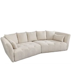 Invicta Interior Sofa ROYAL 295 cm XL bouclé szampański beż