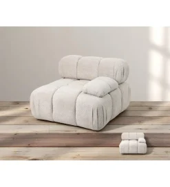 Imeri Sofa ROYAL 295 cm XL ze zdejmowanym pokryciem bouclé szare